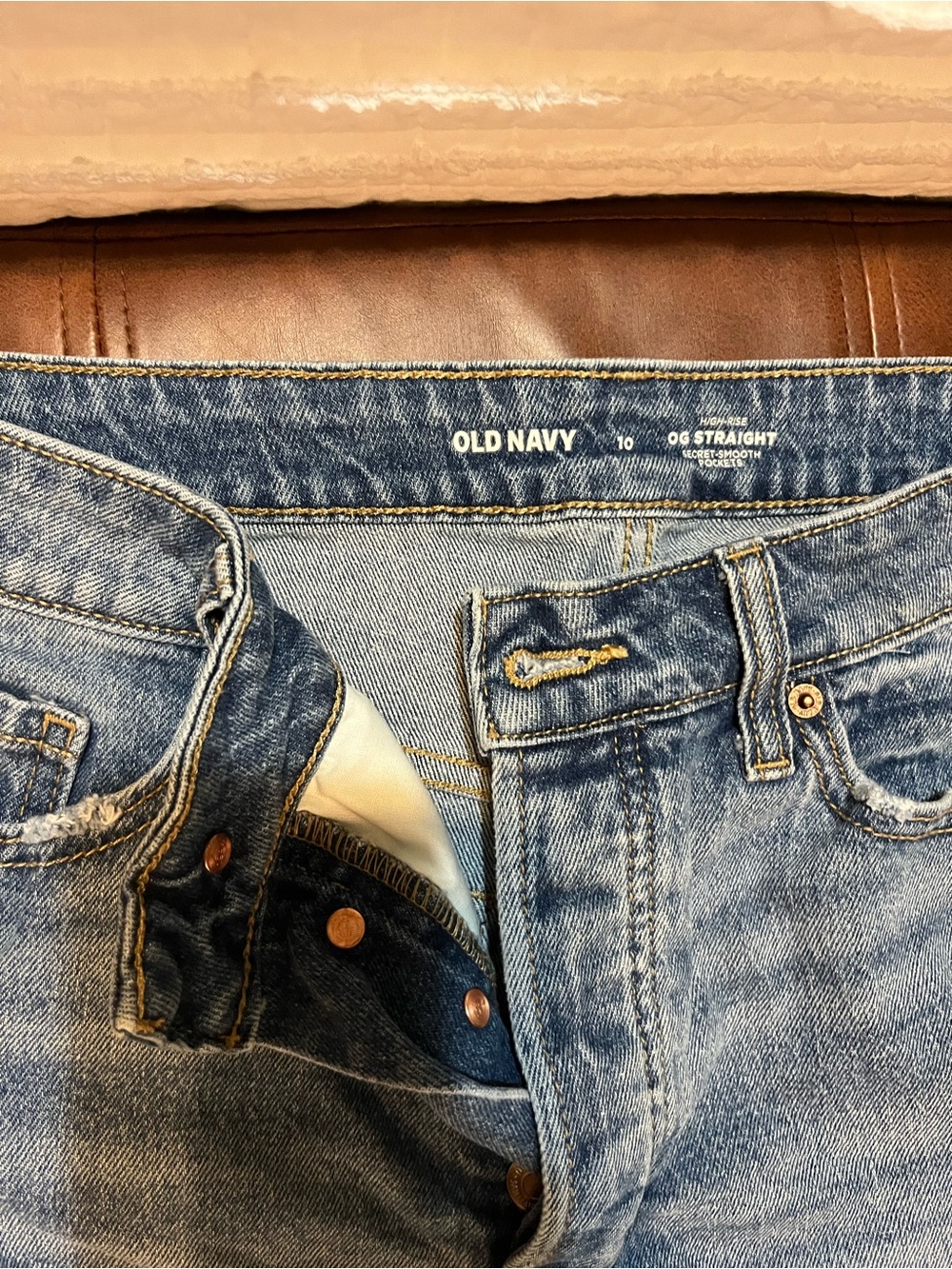 Old Navy Light Blue OG Straight Denim Jeans
